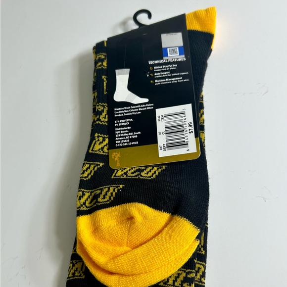 Virginia Commonwealth University Topsox Size 6-12.5 Socks College Sports - Picture 6 of 6